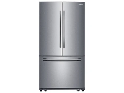 French Door Refrigerator with Ice Maker in Stainless Steel (RF260BEAESR) | Samsung US