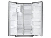 25 cu. ft. Side-by-Side Refrigerator in Stainless Steel (RS25J500DSR) | Samsung US