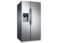 25 cu. ft. Side-by-Side Refrigerator in Stainless Steel (RS25J500DSR) | Samsung US