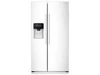 25 cu. ft. Side-by-Side Refrigerator with LED Lighting in White Refrigerator - RS25J500DWW/AA | Samsung US