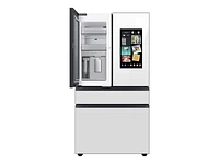 Bespoke 4-Door French Door Refrigerator (29 cu. ft.) with Family Hub™ in White Glass | Samsung Business US