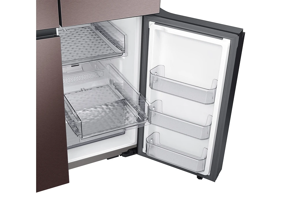 Bespoke 4-Door Flex™ Refrigerator (29 cu. ft.) in Tuscan Steel - BNDL-1642023683019 | Samsung US