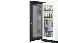 RF24BB660012AA | Bespoke 3-Door French Door Refrigerator (24 cu. ft.) with Beverage Center™ in White Glass | Samsung Business US