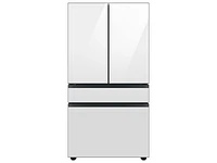 RF23BB820012AA | Bespoke 4-Door French Door Refrigerator (23 cu. ft.) with AutoFill Water Pitcher in White Glass | Samsung Business US