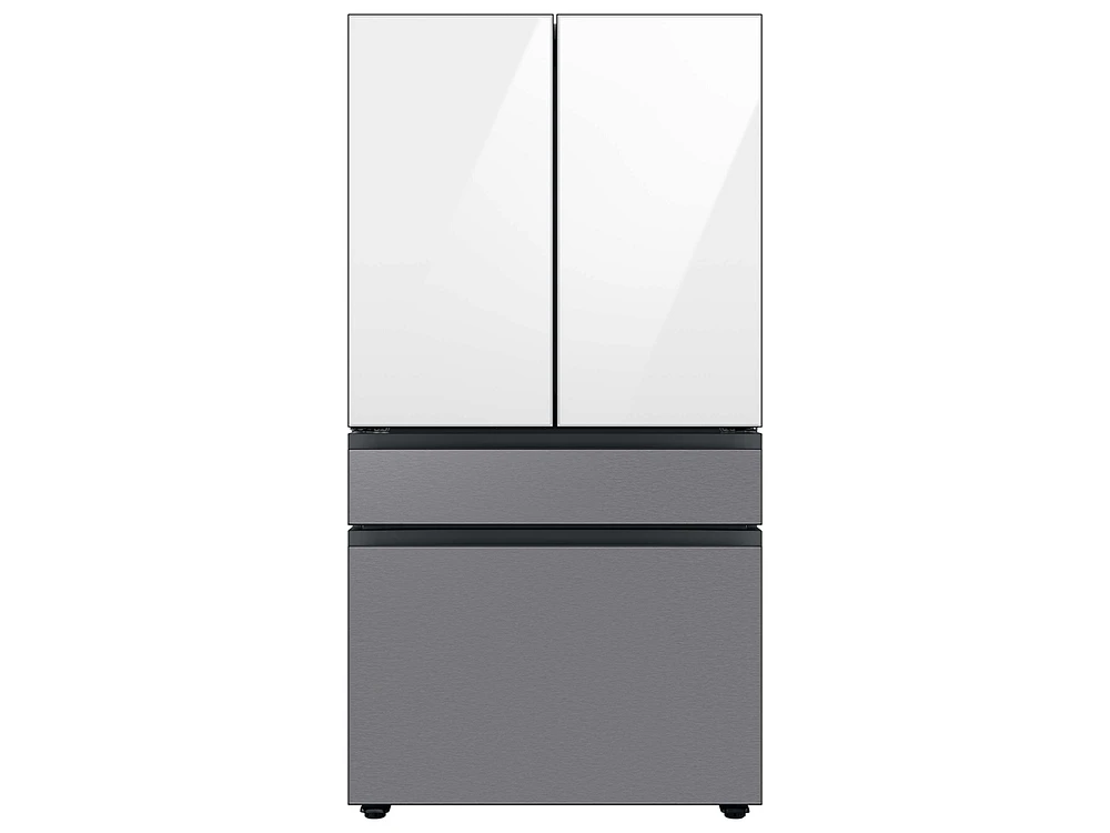 RA-F18DU412/AA | Bespoke 4-Door French Door Refrigerator Panel in White Glass - Top Panel | Samsung Business US