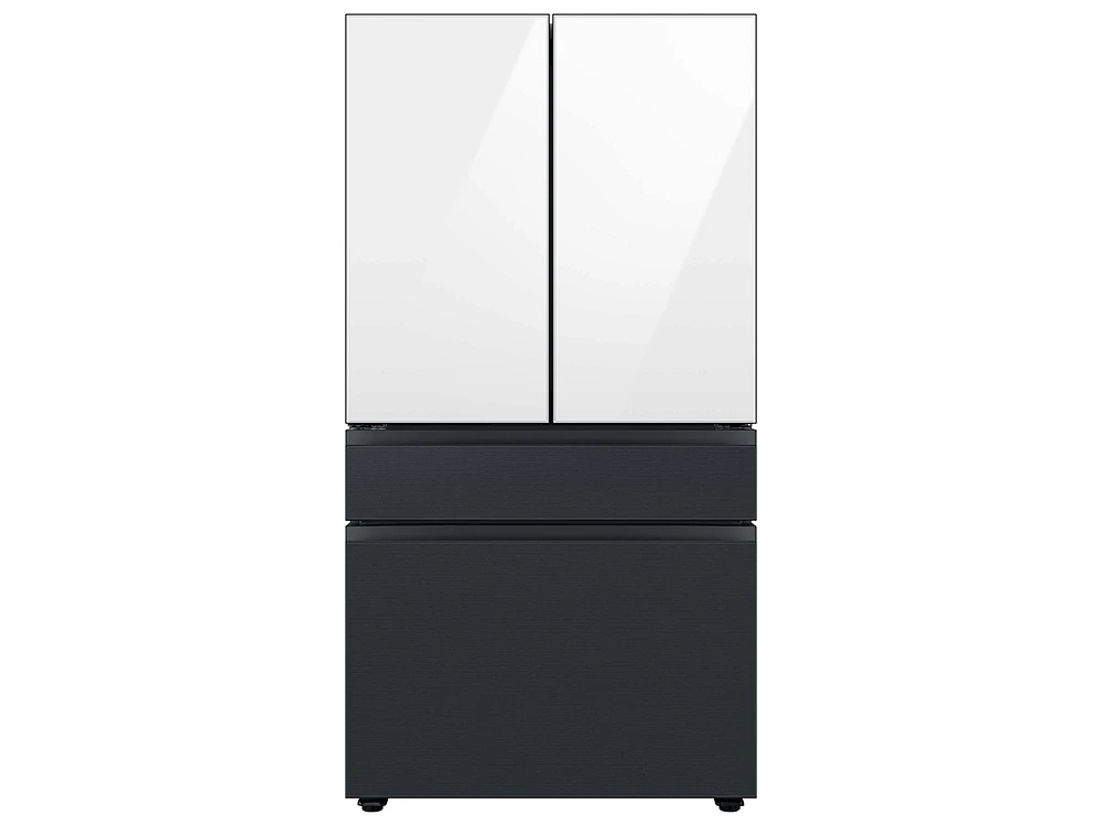 RA-F18DU412/AA | Bespoke 4-Door French Door Refrigerator Panel in White Glass - Top Panel | Samsung Business US