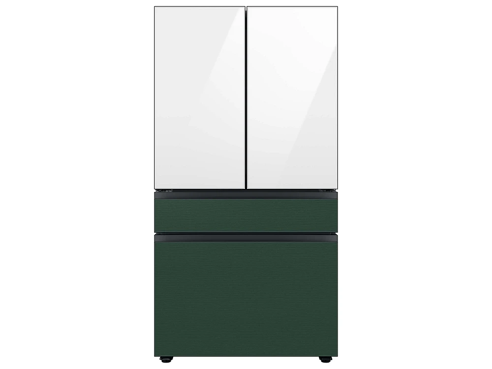 RA-F18DU412/AA | Bespoke 4-Door French Door Refrigerator Panel in White Glass - Top Panel | Samsung Business US