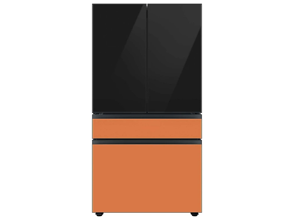 Bespoke -Door French Door Refrigerator Panel in Charcoal Glass - Top Panel Home Appliances Accessories