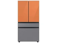 Bespoke 4-Door French Door Refrigerator Panel in Clementine Glass - Top Panel Home Appliances Accessories - RA-F18DU4CH/AA | Samsung US