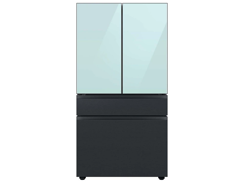 RA-F18DU4CM/AA | Bespoke 4-Door French Door Refrigerator Panel in Morning Blue Glass - Top Panel | Samsung Business US