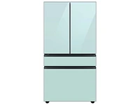 RA-F18DU4CM/AA | Bespoke 4-Door French Door Refrigerator Panel in Morning Blue Glass - Top Panel | Samsung Business US