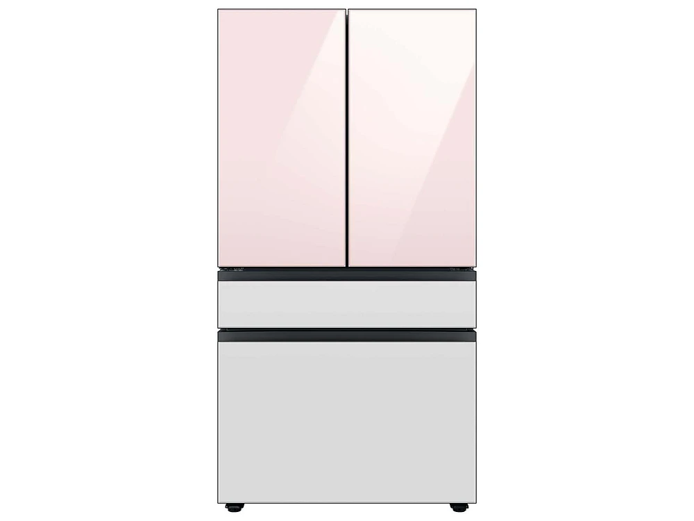 RA-F18DU4P0/AA | Bespoke 4-Door French Door Refrigerator Panel in Pink Glass - Top Panel | Samsung Business US