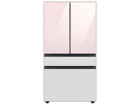 RA-F18DU4P0/AA | Bespoke 4-Door French Door Refrigerator Panel in Pink Glass - Top Panel | Samsung Business US