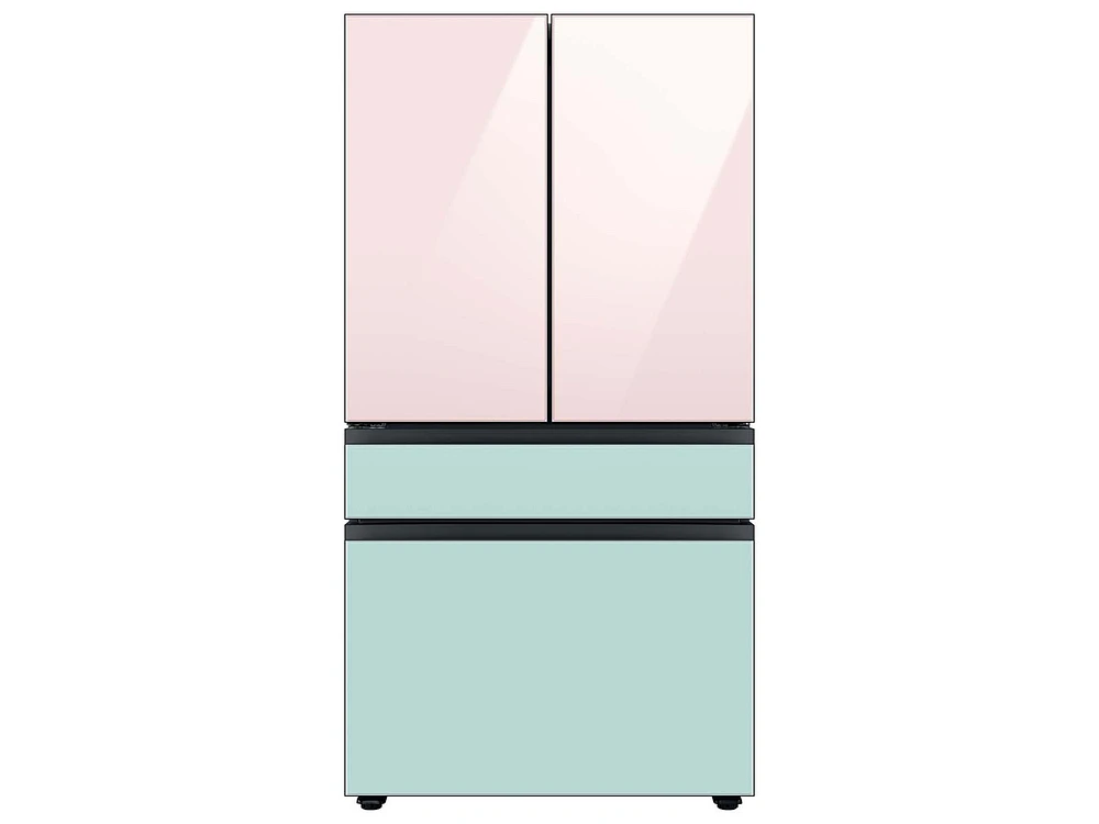 RA-F18DU4P0/AA | Bespoke 4-Door French Door Refrigerator Panel in Pink Glass - Top Panel | Samsung Business US