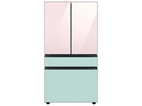 RA-F18DU4P0/AA | Bespoke 4-Door French Door Refrigerator Panel in Pink Glass - Top Panel | Samsung Business US