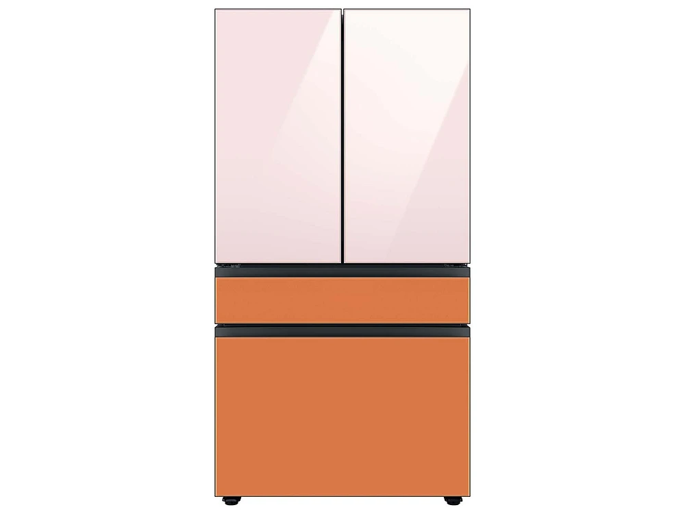 RA-F18DU4P0/AA | Bespoke 4-Door French Door Refrigerator Panel in Pink Glass - Top Panel | Samsung Business US