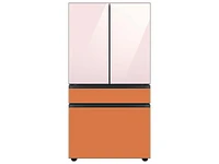 RA-F18DU4P0/AA | Bespoke 4-Door French Door Refrigerator Panel in Pink Glass - Top Panel | Samsung Business US