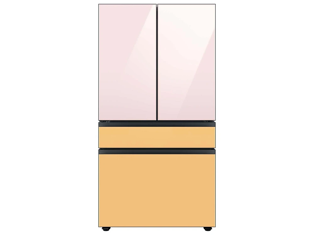 RA-F18DU4P0/AA | Bespoke 4-Door French Door Refrigerator Panel in Pink Glass - Top Panel | Samsung Business US