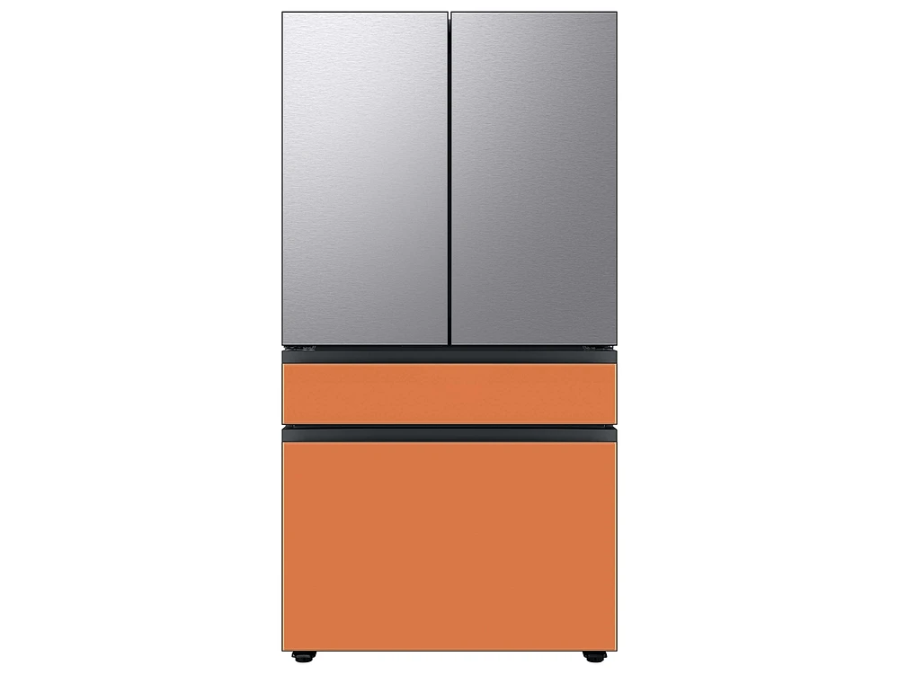 RA-F18DU4QL/AA | Bespoke 4-Door French Door Refrigerator Panel in Stainless Steel - Top Panel | Samsung Business US