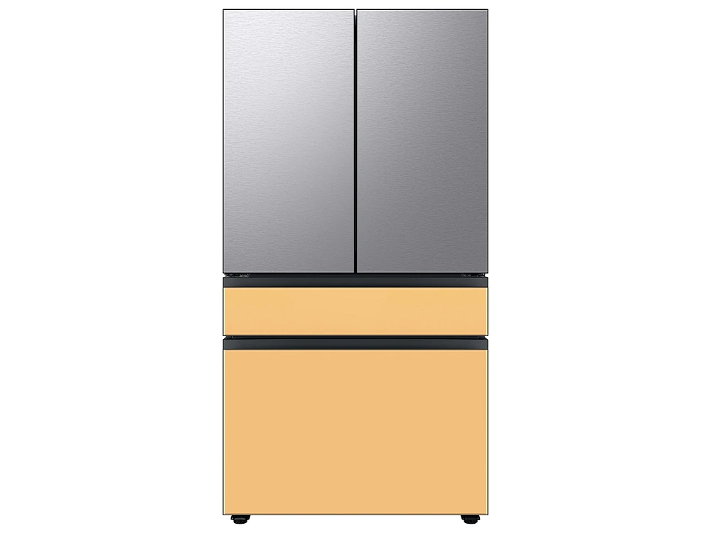 RA-F18DU4QL/AA | Bespoke 4-Door French Door Refrigerator Panel in Stainless Steel - Top Panel | Samsung Business US