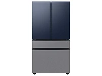 Bespoke -Door French Door Refrigerator Panel in Navy Steel - Top Panel Home Appliances Accessories