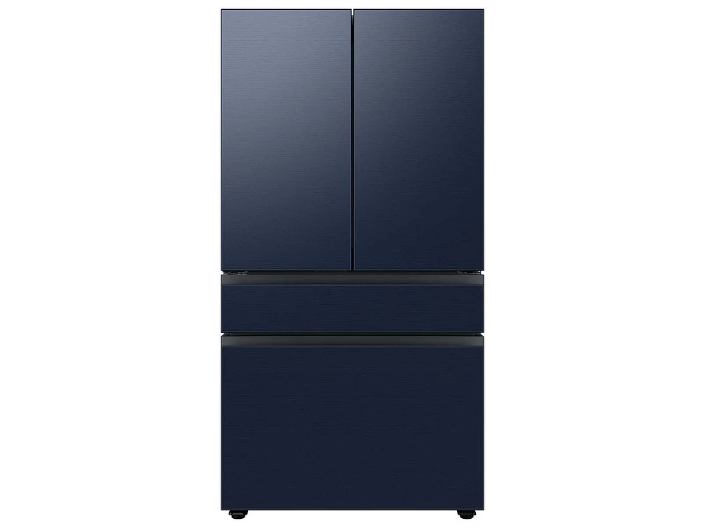 Bespoke -Door French Door Refrigerator Panel in Navy Steel - Top Panel Home Appliances Accessories