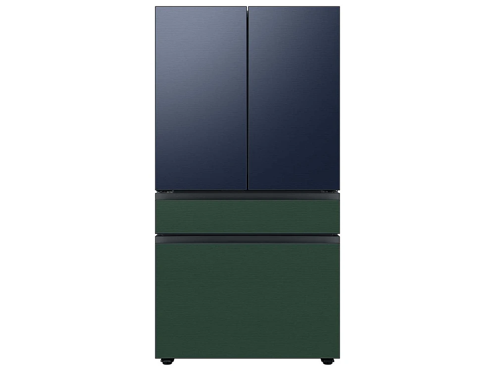 Bespoke -Door French Door Refrigerator Panel in Navy Steel - Top Panel Home Appliances Accessories