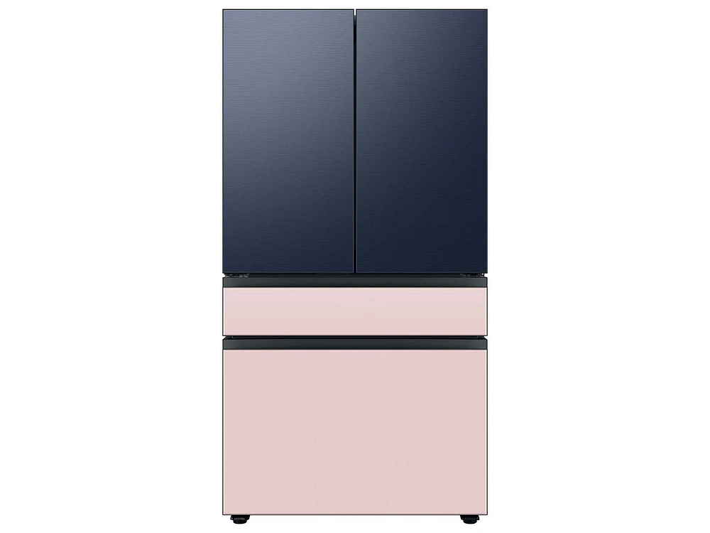 Bespoke -Door French Door Refrigerator Panel in Navy Steel - Top Panel Home Appliances Accessories