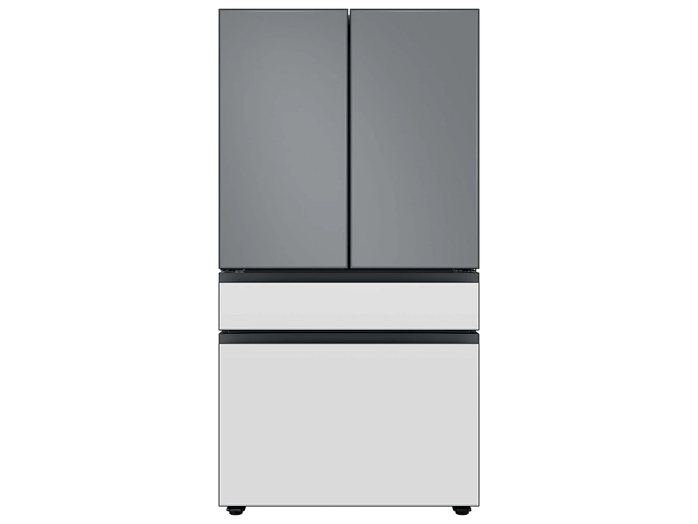 RA-F36DB412/AA | Bespoke 4-Door French Door Refrigerator Panel in White Glass - Bottom Panel | Samsung Business US