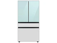 RA-F36DB412/AA | Bespoke 4-Door French Door Refrigerator Panel in White Glass - Bottom Panel | Samsung Business US