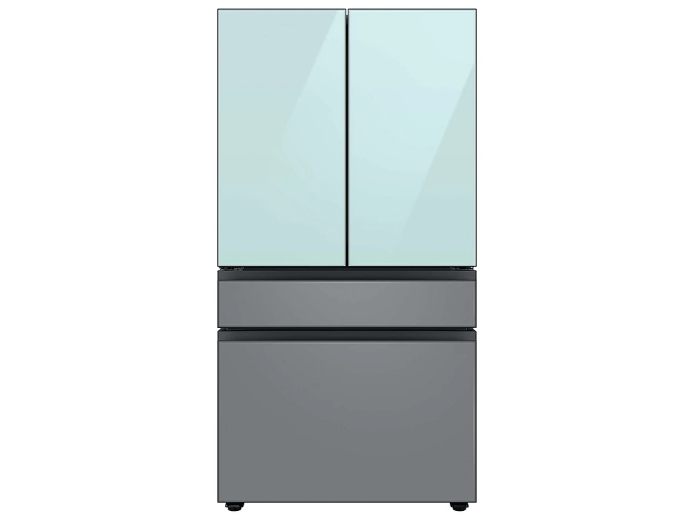 Bespoke 4-Door French Door Refrigerator Panel in Glass Bottom Panel Home Appliances Accessories