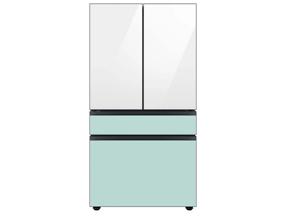 Bespoke 4-Door French Door Refrigerator Panel in Morning Blue Glass Bottom Panel Home Appliances Accessories - RA-F36DB4CM/AA | Samsung US