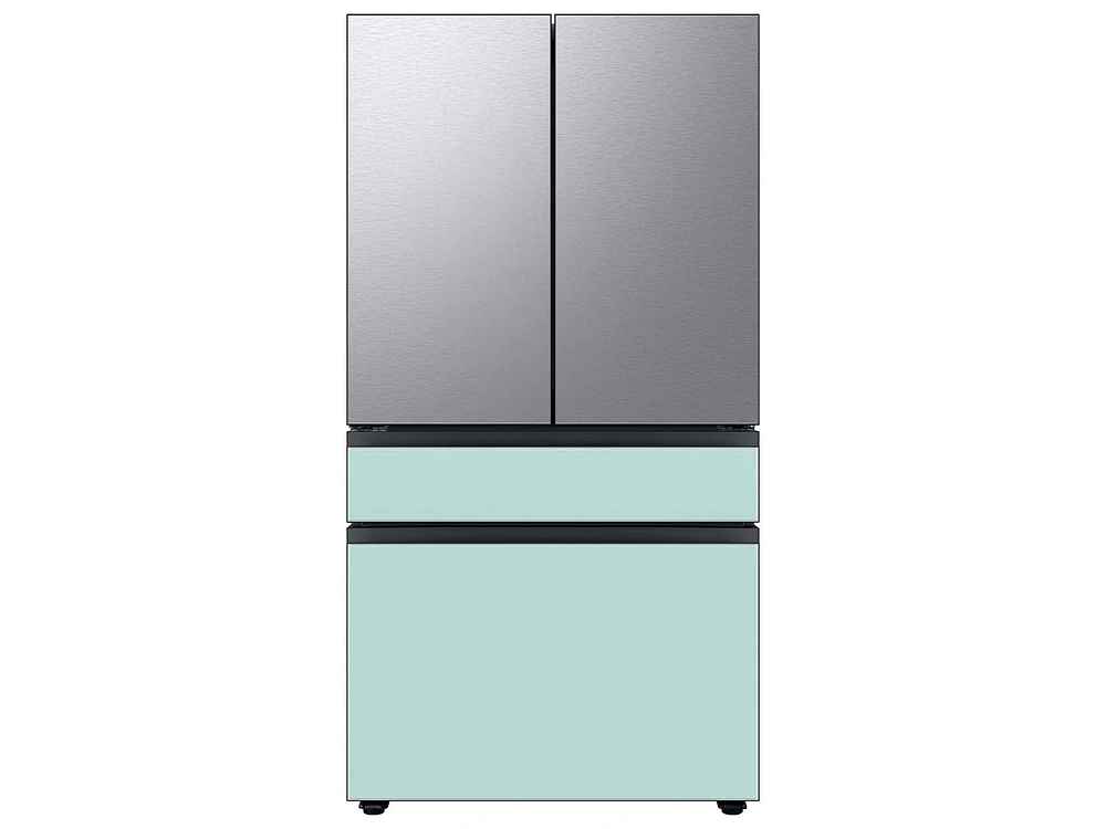 Bespoke 4-Door French Door Refrigerator Panel in Morning Blue Glass Bottom Panel Home Appliances Accessories - RA-F36DB4CM/AA | Samsung US