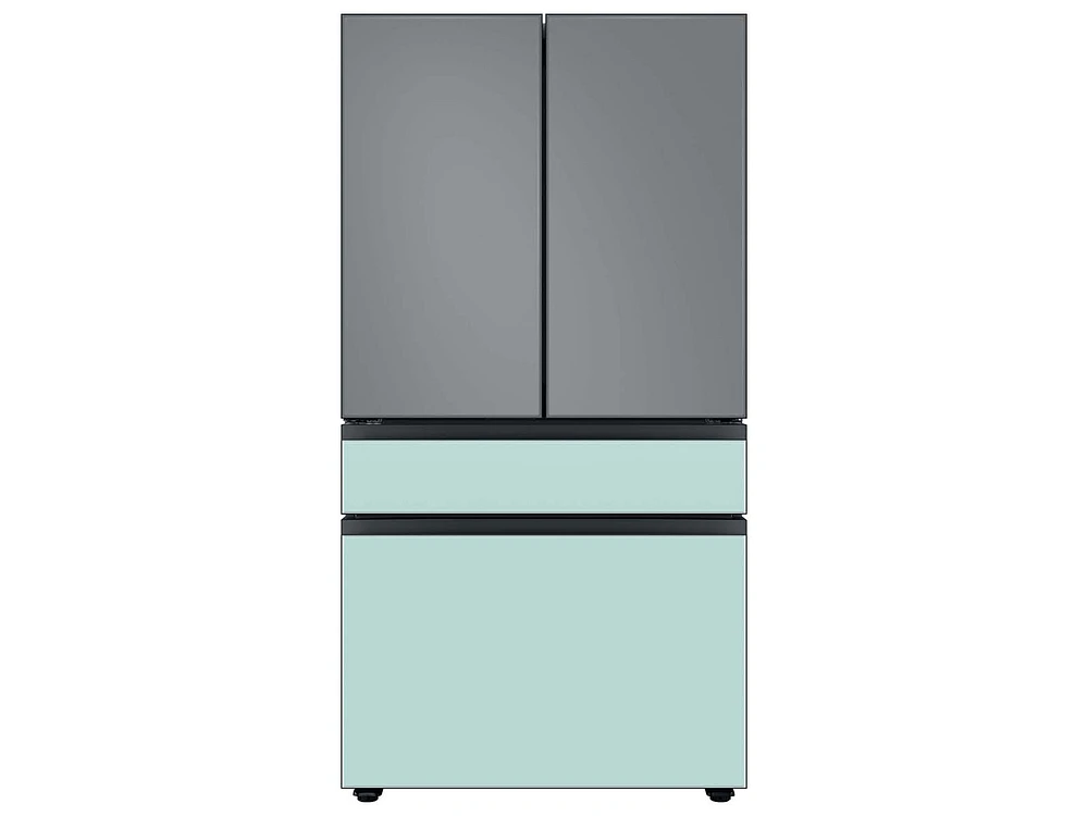 Bespoke 4-Door French Door Refrigerator Panel in Morning Blue Glass Bottom Panel Home Appliances Accessories - RA-F36DB4CM/AA | Samsung US