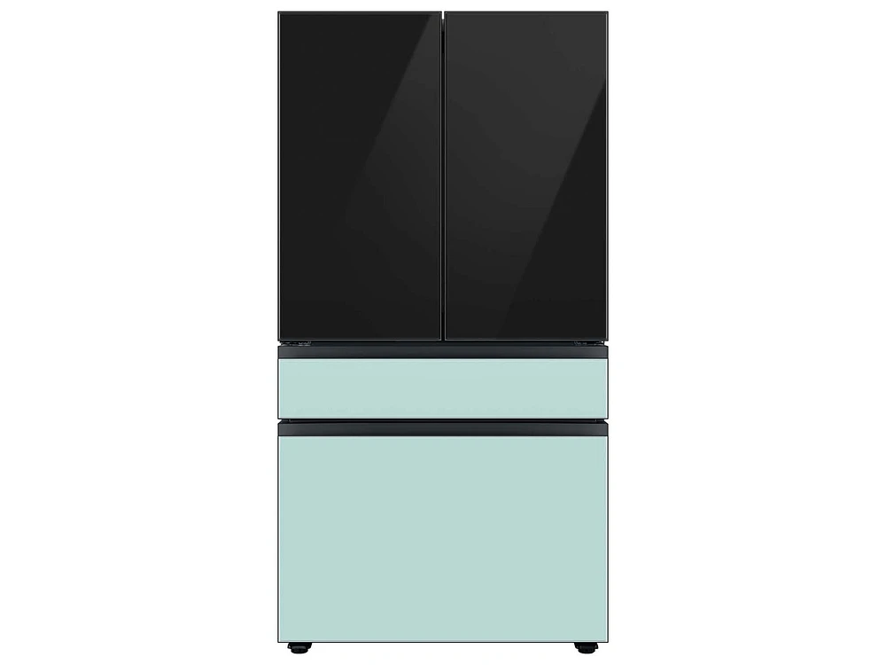 Bespoke 4-Door French Door Refrigerator Panel in Morning Blue Glass Bottom Panel Home Appliances Accessories - RA-F36DB4CM/AA | Samsung US