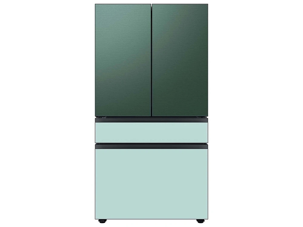 Bespoke 4-Door French Door Refrigerator Panel in Morning Blue Glass Bottom Panel Home Appliances Accessories - RA-F36DB4CM/AA | Samsung US