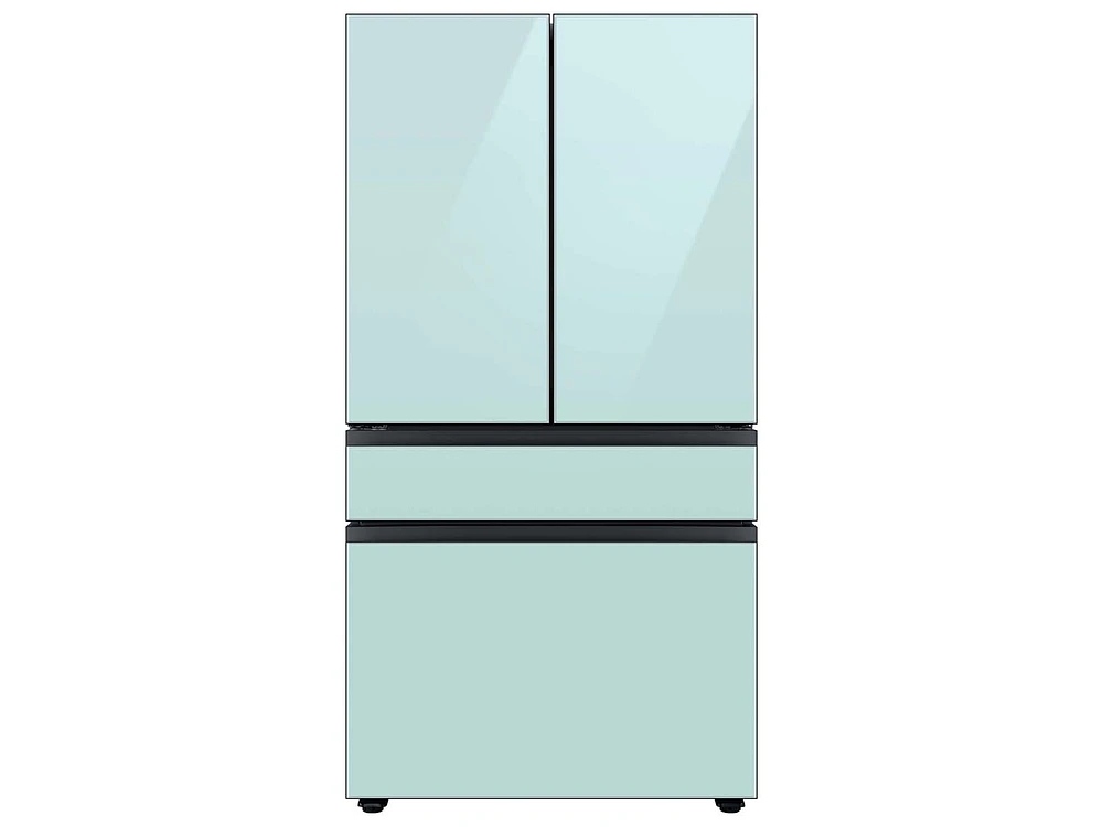 Bespoke 4-Door French Door Refrigerator Panel in Morning Blue Glass Bottom Panel Home Appliances Accessories - RA-F36DB4CM/AA | Samsung US