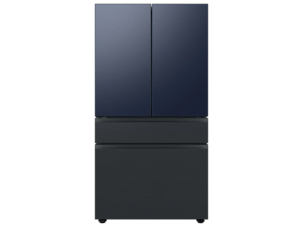 RA-F36DB4MT/AA | Bespoke 4-Door French Door Refrigerator Panel in Matte Black Steel - Bottom Panel | Samsung Business US