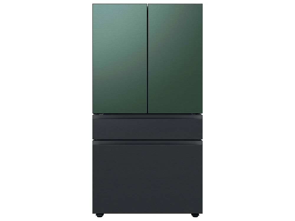 RA-F36DB4MT/AA | Bespoke 4-Door French Door Refrigerator Panel in Matte Black Steel - Bottom Panel | Samsung Business US