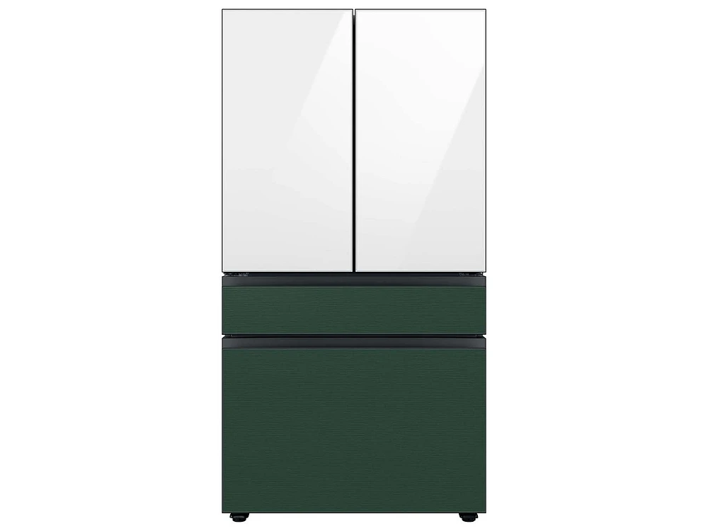 Bespoke 4-Door French Door Refrigerator Panel in Emerald Green Steel Bottom Panel Home Appliances Accessories - RA-F36DB4QG/AA | Samsung US