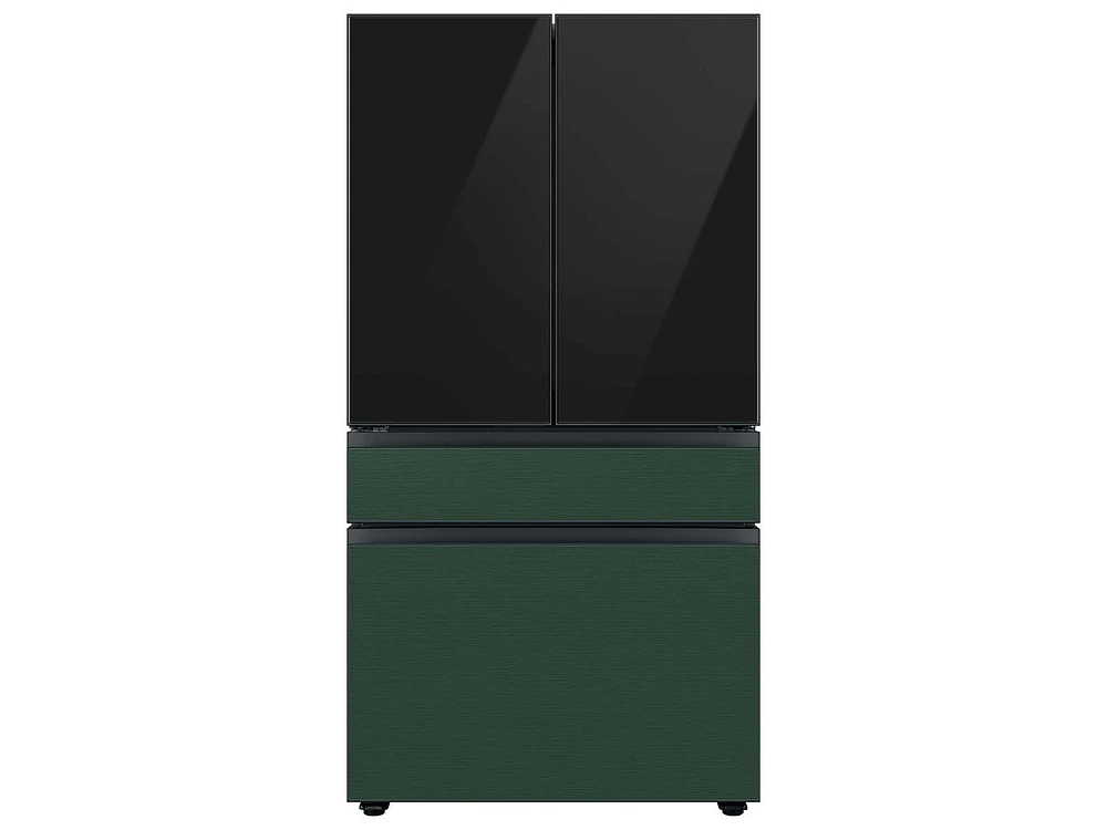 Bespoke 4-Door French Door Refrigerator Panel in Emerald Green Steel Bottom Panel Home Appliances Accessories - RA-F36DB4QG/AA | Samsung US