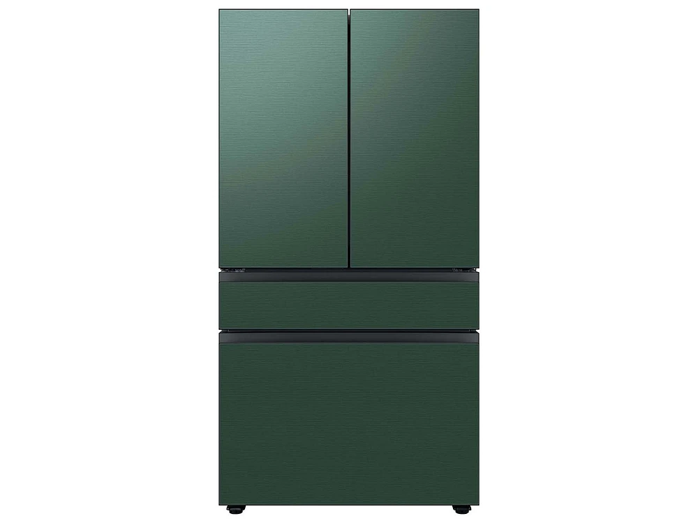 Bespoke 4-Door French Door Refrigerator Panel in Emerald Green Steel Bottom Panel Home Appliances Accessories - RA-F36DB4QG/AA | Samsung US