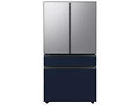 Bespoke 4-Door French Door Refrigerator Panel in Navy Steel Bottom Panel Home Appliances Accessories - RA-F36DB4QN/AA | Samsung US