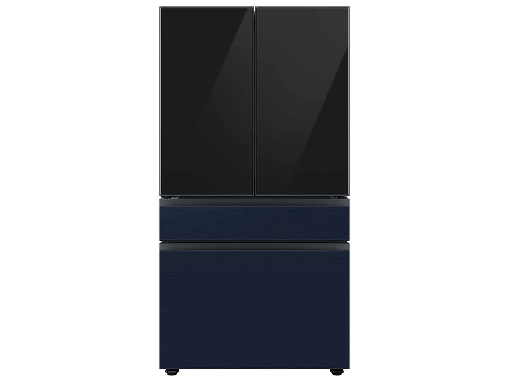 Bespoke 4-Door French Door Refrigerator Panel in Navy Steel Bottom Panel Home Appliances Accessories - RA-F36DB4QN/AA | Samsung US