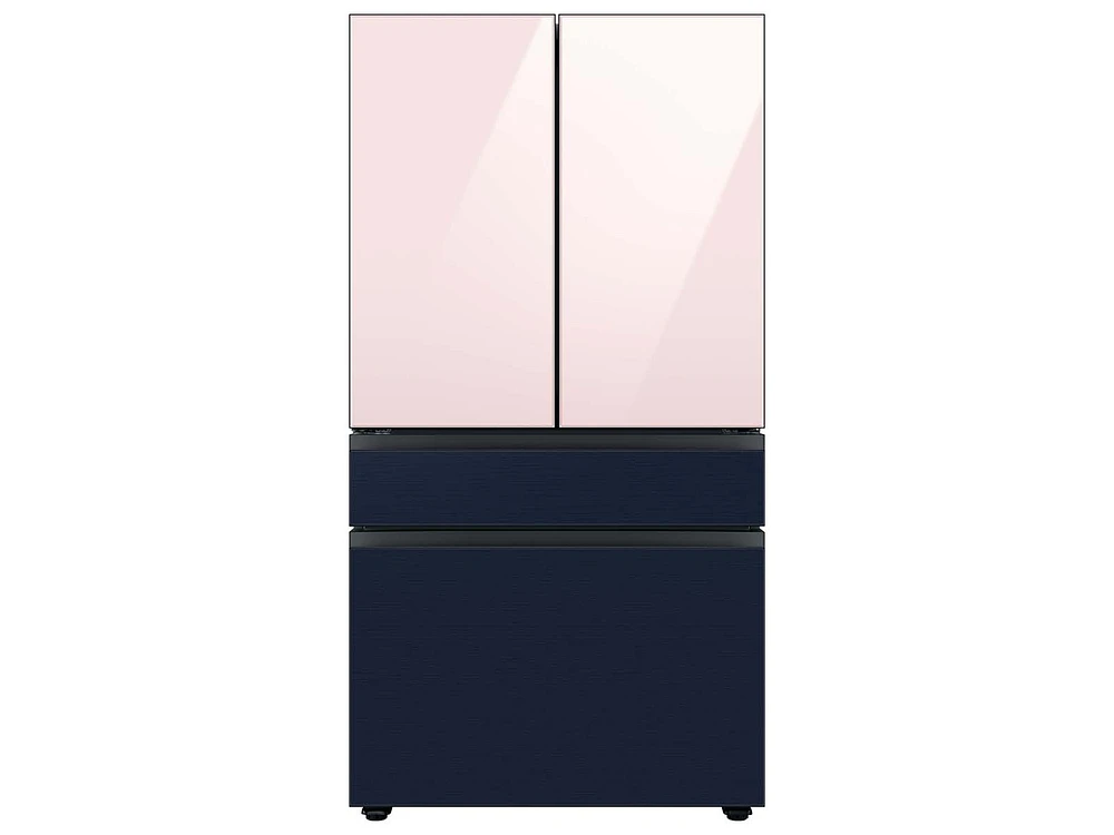 Bespoke 4-Door French Door Refrigerator Panel in Navy Steel Bottom Panel Home Appliances Accessories - RA-F36DB4QN/AA | Samsung US