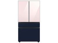 Bespoke 4-Door French Door Refrigerator Panel in Navy Steel Bottom Panel Home Appliances Accessories - RA-F36DB4QN/AA | Samsung US