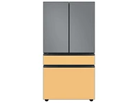 Bespoke 4-Door French Door Refrigerator Panel in Sunrise Yellow Glass - Middle Panel Home Appliances Accessories - RA-F36DMMC0/AA | Samsung US