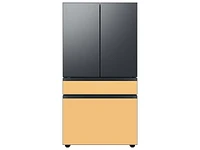 Bespoke 4-Door French Door Refrigerator Panel in Sunrise Yellow Glass - Middle Panel Home Appliances Accessories - RA-F36DMMC0/AA | Samsung US