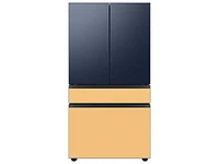 Bespoke 4-Door French Door Refrigerator Panel in Sunrise Yellow Glass - Middle Panel Home Appliances Accessories - RA-F36DMMC0/AA | Samsung US