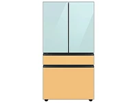 Bespoke 4-Door French Door Refrigerator Panel in Sunrise Yellow Glass - Middle Panel Home Appliances Accessories - RA-F36DMMC0/AA | Samsung US